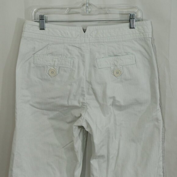 Marc Jacobs Women’s White Pants Size 8 – wide Leg Utility Pocket - Picture 8 of 12